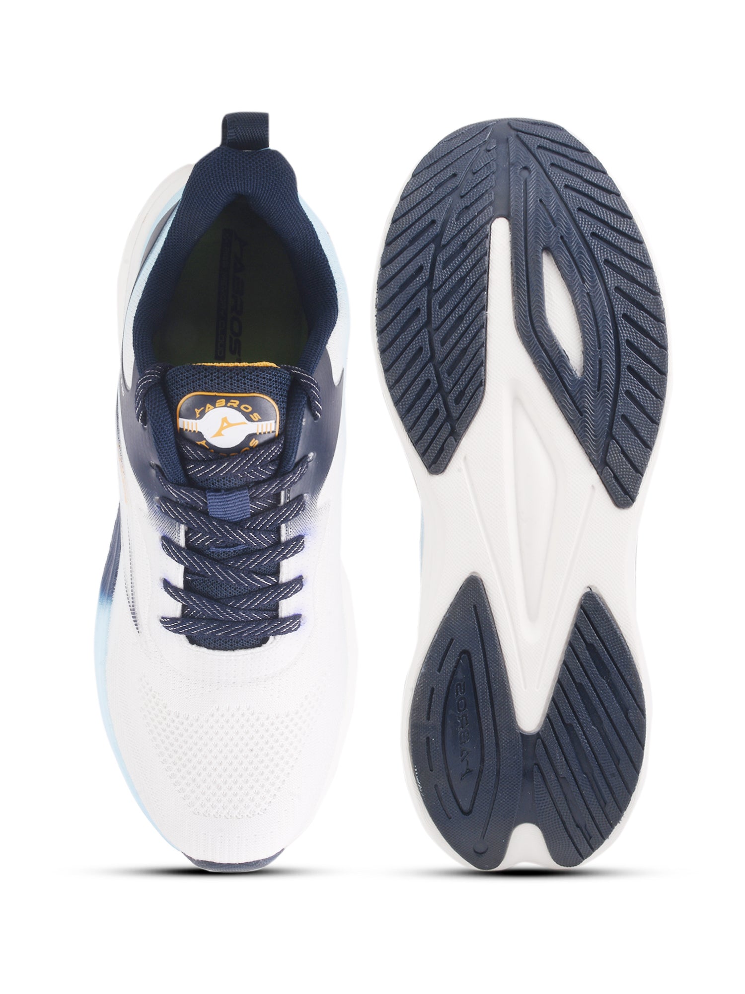 ABROS PROCY Men‚Äôs Sports Shoes for Running, Training & Gym | Lightweight Active Footwear for Daily Workout, Fitness & Outdoor Activities Shoes for Mens (WHITE/ICE BLUE)