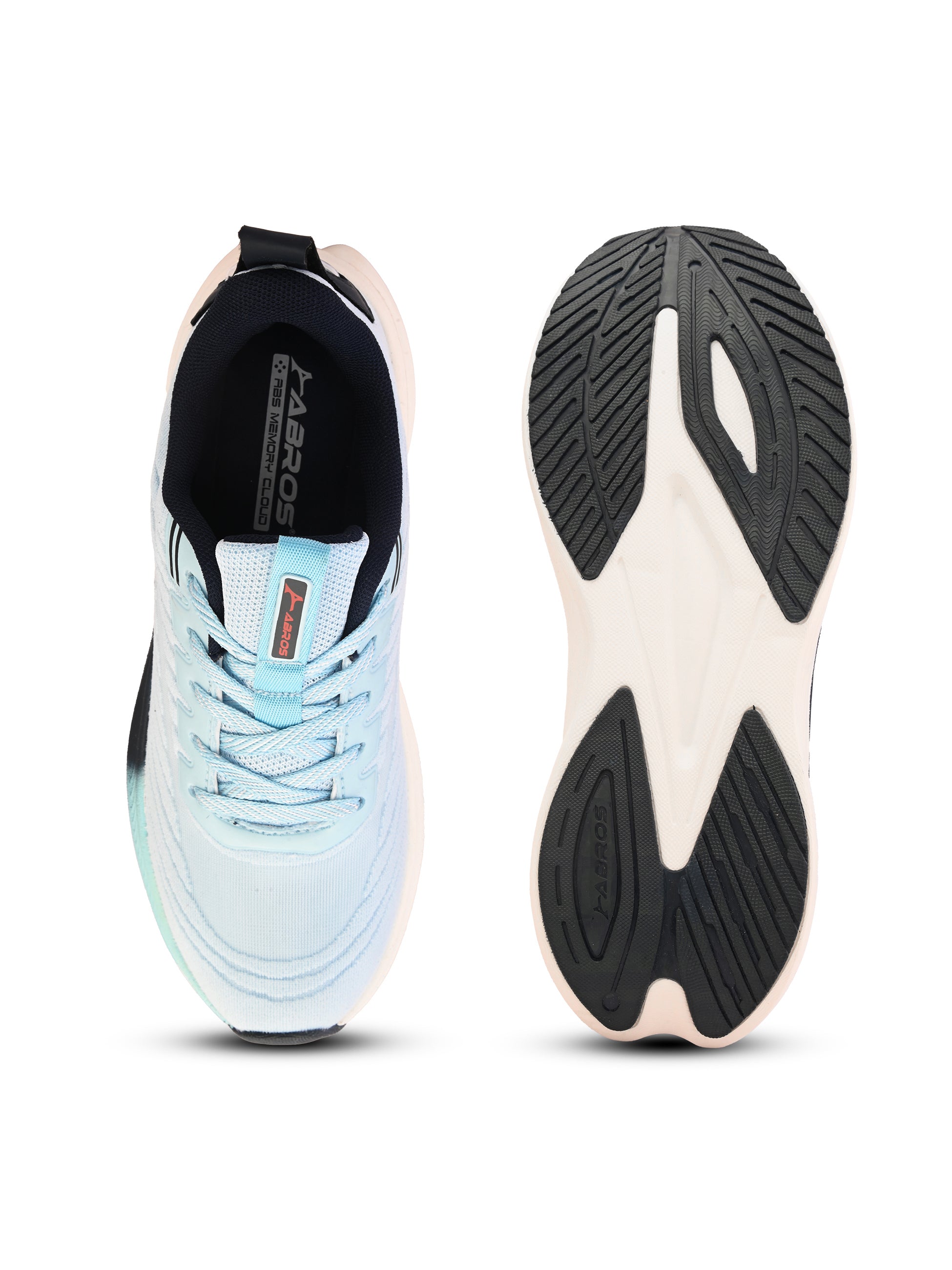 ABROS RACCOON Men‚Äôs Sports Shoes for Running, Training & Gym | Lightweight Active Footwear for Daily Workout, Fitness & Outdoor Activities Shoes for Mens (ICE BLUE/NAVY)