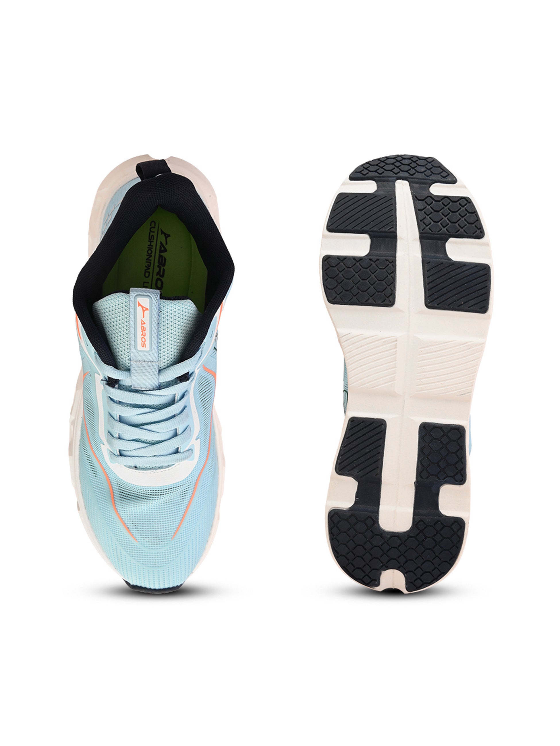 ABROS LIAM Men‚Äôs Sports Shoes for Running, Training & Gym | Lightweight Active Footwear for Daily Workout, Fitness & Outdoor Activities Shoes for Mens (ICE BLUE/NAVY)