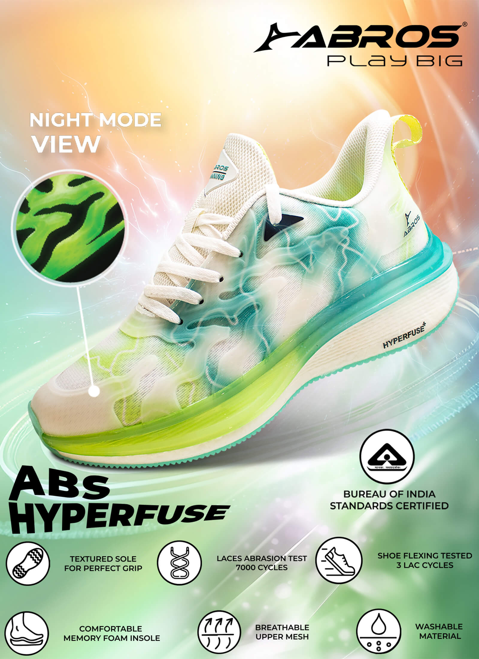 Exion Hyper Fuse Sports Shoes For Men