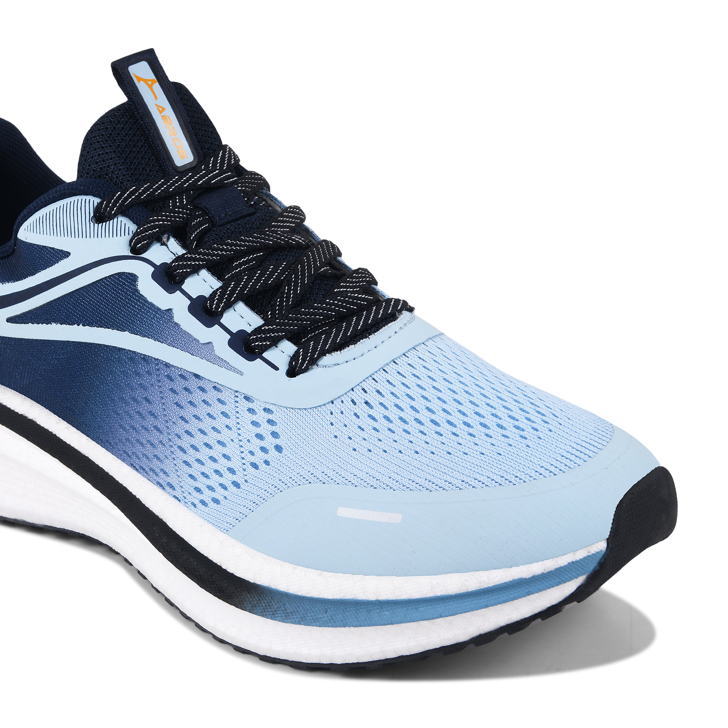 ABROS ZYRO Men‚Äôs Sports Shoes for Running, Training & Gym | Lightweight Active Footwear for Daily Workout, Fitness & Outdoor Activities Shoes for Mens (NAVY/ICE BLUE)