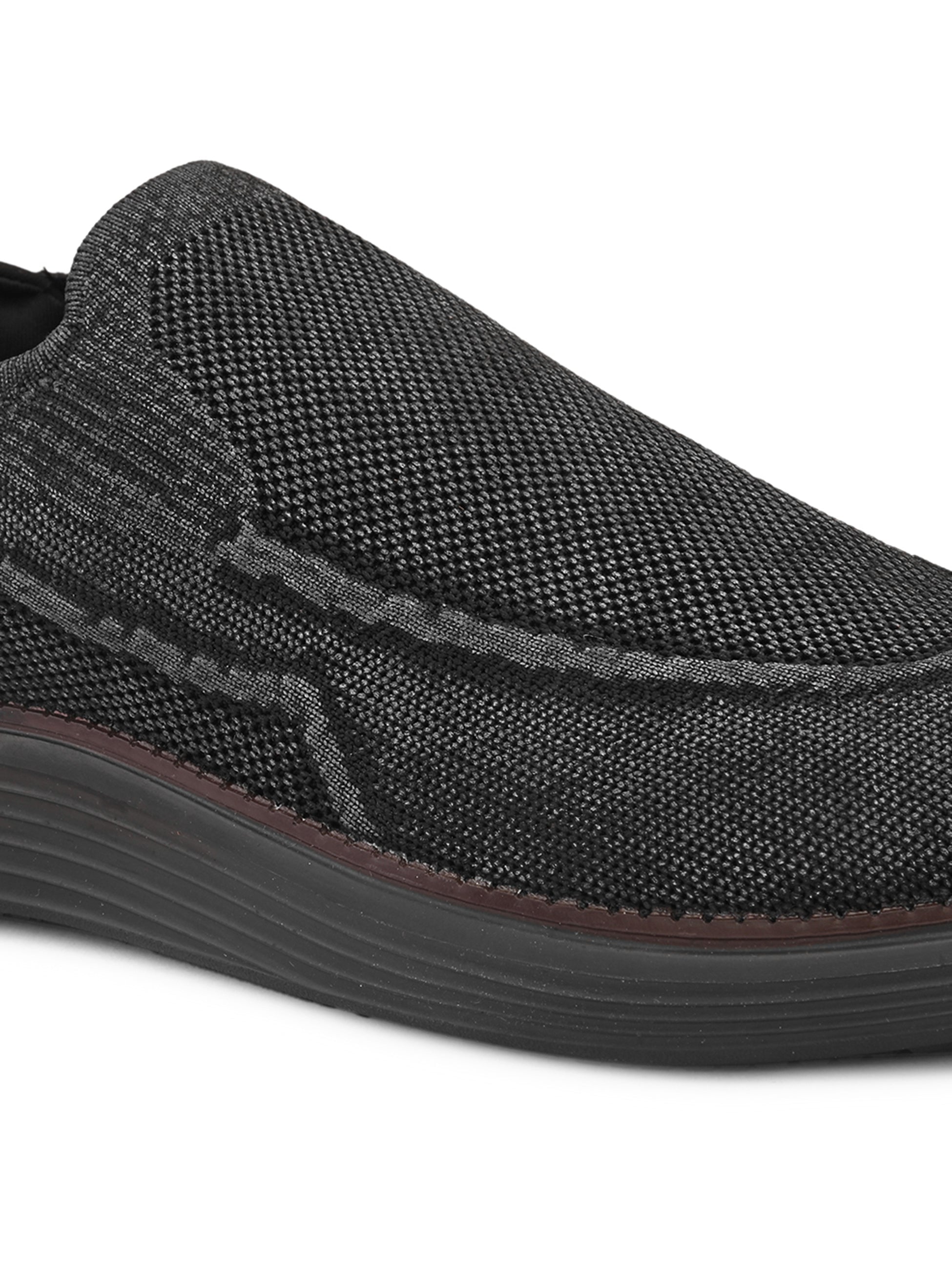 ABROS DANIMOFF Men‚Äôs Casual Sneakers for Daily Wear | Stylish Comfortable Shoes for Work, College, Travel & Everyday Outfits | Lightweight Sneakers for Mens (BLACK)