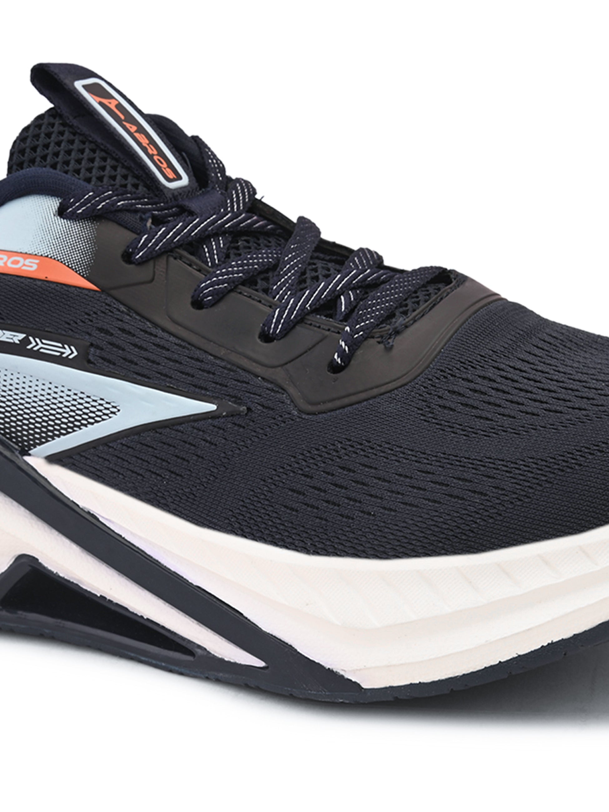 ABROS ERIK Men‚Äôs Sports Shoes for Running, Training & Gym | Lightweight Active Footwear for Daily Workout, Fitness & Outdoor Activities Shoes for Mens (NAVY/ICE BLUE)