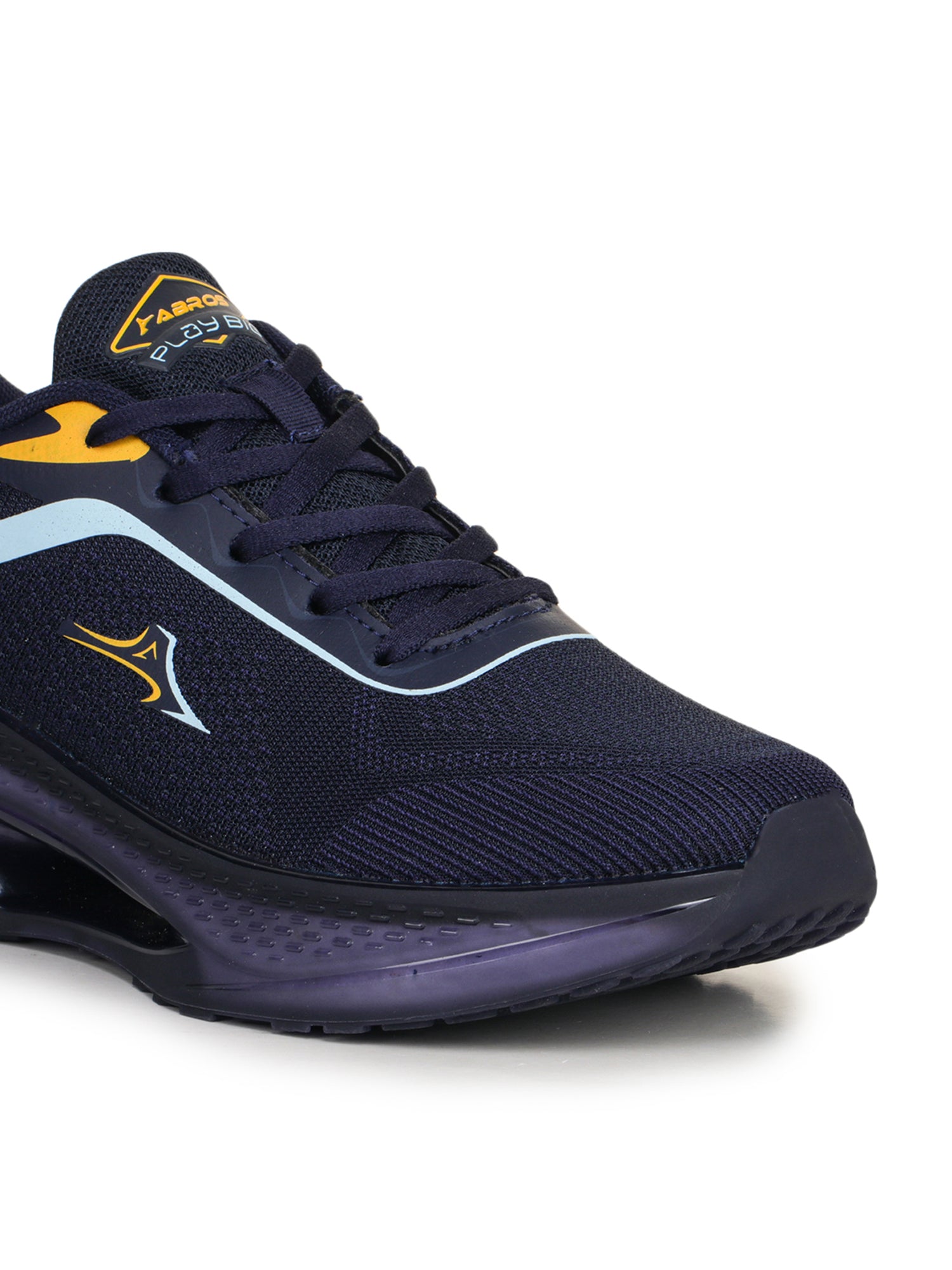 ABROS REAL Men‚Äôs Sports Shoes for Running, Training & Gym | Lightweight Active Footwear for Daily Workout, Fitness & Outdoor Activities Shoes for Mens (NAVY/MUSTARD)