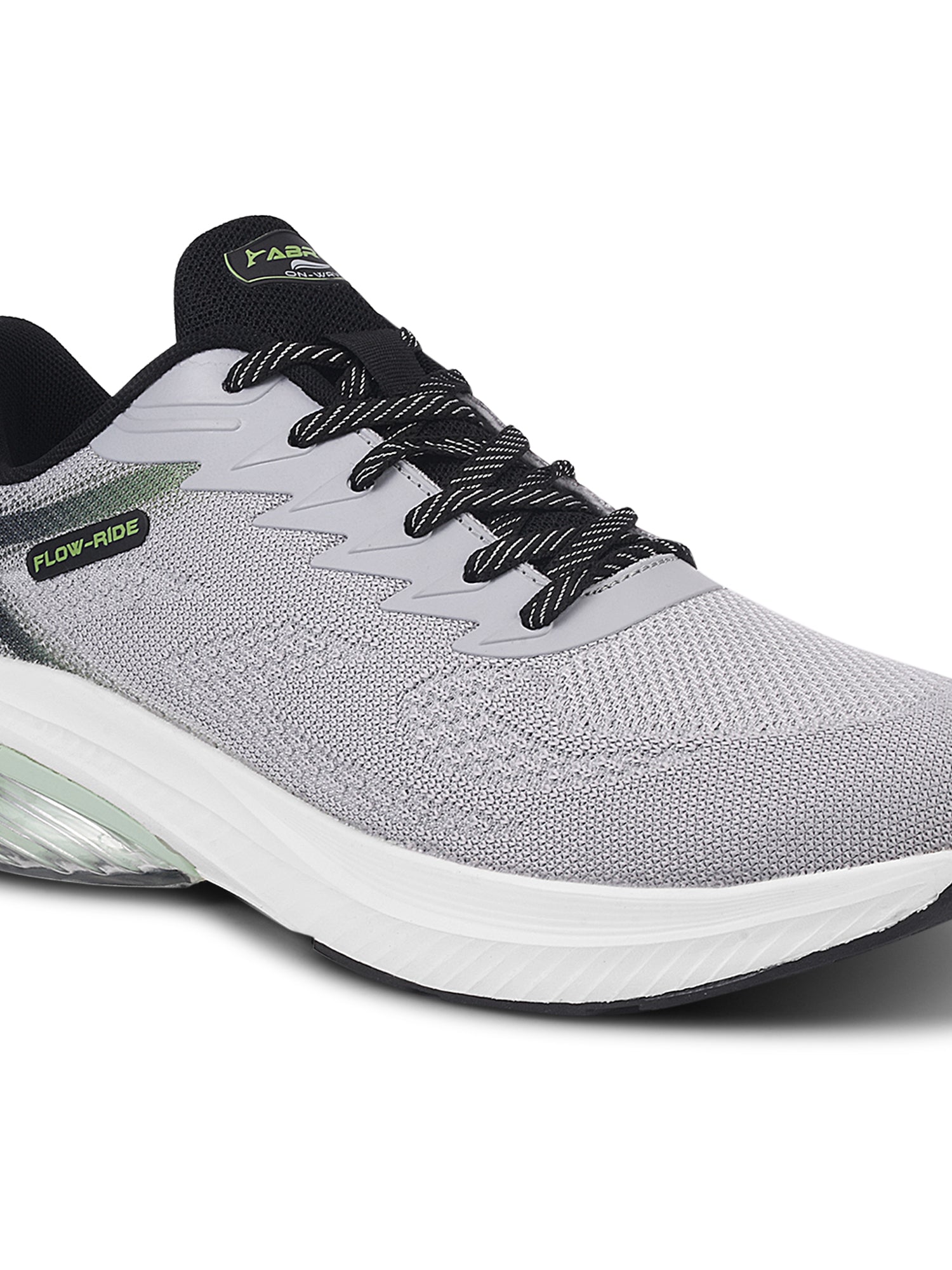 ABROS RANKIN Men‚Äôs Sports Shoes for Running, Training & Gym | Lightweight Active Footwear for Daily Workout, Fitness & Outdoor Activities Shoes for Mens (L.GREY/BLACK)