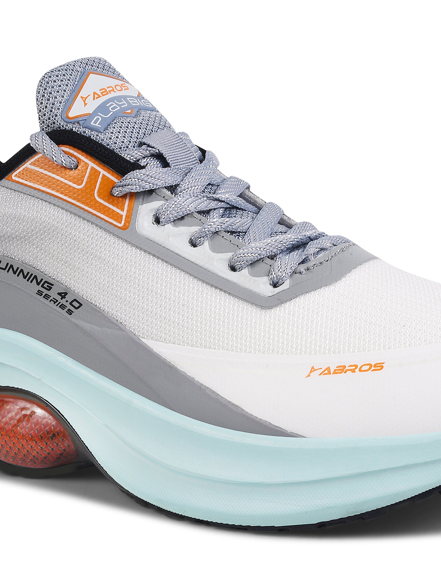 ABROS LUFFY Men‚Äôs Sports Shoes for Running, Training & Gym | Lightweight Active Footwear for Daily Workout, Fitness & Outdoor Activities Shoes for Mens (OFFWHITE/L.GREY)